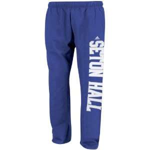 adidas Seton Hall Pirates Royal Blue Word Plus Fleece Sweatpants 