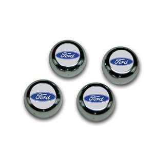  Ford ABS Chrome Snap Caps: Automotive