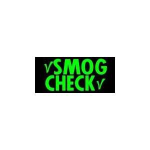  Smog Check Simulated Neon Sign 12 x 27: Home Improvement