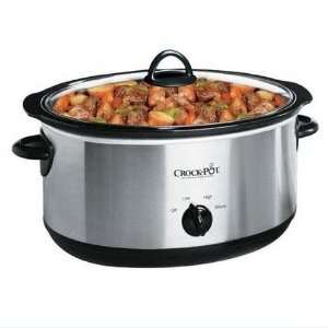 New Jarden 7 Quart Oval Manual Slow Cooker Stainless Steel 