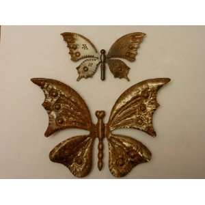  Handcrafted Metal Butterfly Magnets