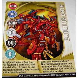  BAKUGAN LOOSE GATE CARD BUILDING GATE 13/48n Toys & Games