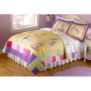  Classic Ballet Full / Queen Quilt with 2 Shams