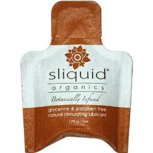 Sliquid organics sensation lubricant   .17 oz pillow