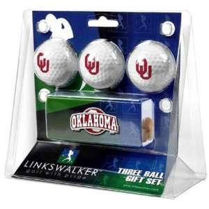  Oklahoma Sooners OU NCAA Slider Hat Clip 3 Golf Ball Gift 