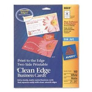  Avery® Two Side Clean Edge Printable Business Cards CARD 