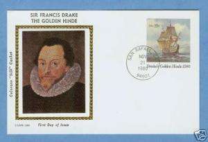 Colorano UX86 Sir Francis Drake Golden Hinde Ship Cover  