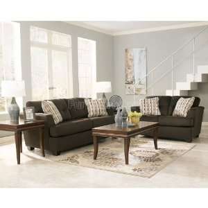  Ashley Furniture Dallas   Chocolate Living Room Set 56500 