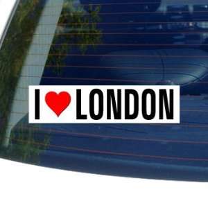  I Love Heart LONDON Window Bumper Sticker: Automotive
