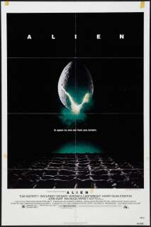   Sheet Movie Poster Tom Skerritt Sigourney Weaver Sci Fi 1979  