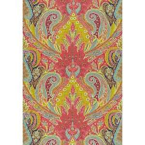   : Cambay Paisley Print Parrot by F Schumacher Fabric: Home & Kitchen