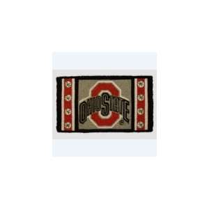   Ohio State Buckeyes NCAA Bleached Welcome Mat 18x30: Sports & Outdoors