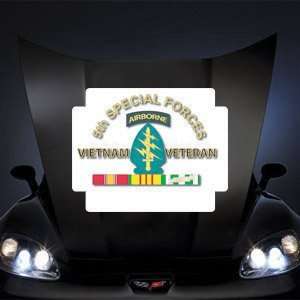  Army Emblem   5th SFG   VN VET   Ribbons 20 DECAL 