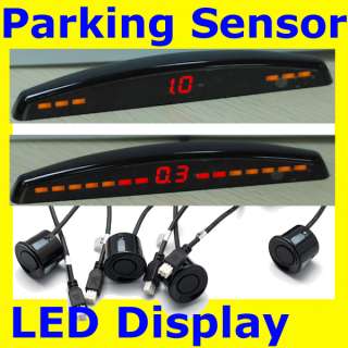 Parking Sensors LED Display Sound Alert Car Reverse Backup Radar 