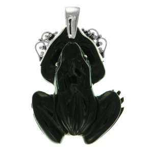   372 Fortunes Frog Pendant / Organic / Silver Jewelry of Bali Jewelry