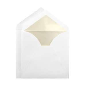  Double Wedding Envelopes   Imperial White Pearl Lined (50 