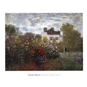  Dahlias), 1873 by Claude Monet 32x26 