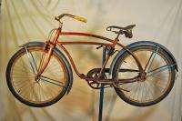   1938 Montgomery Wards Hawthorne balloon tire bicycle bike Shockmaster