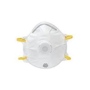  MCR N95 Dust Mask Cone Shaped with Valve   10 Per Box 
