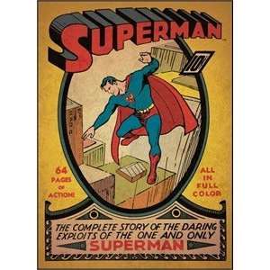   Superman Issue #1 Peel & Stick Wall Comic Book Cover: Home & Kitchen