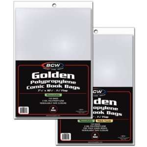    500 Golden Age Size Resealable Comic Book Bags: Office Products
