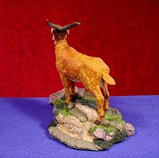 Long Horn Mountain Goat ~ Statue Figurine  