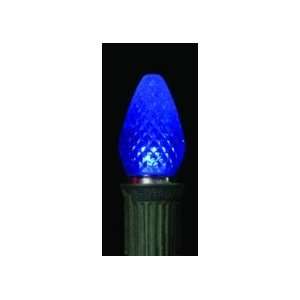 C7 Blue Faceted LED Replacement Bulbs  25 bulbs/box:  Home 