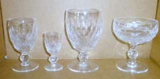 WATERFORD CRYSTAL COLLEEN CHAMPAGNE SHERBERT GLASSES 4.5  