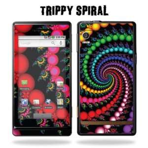   Sticker for Motorola Droid   Trippy Spiral: Cell Phones & Accessories