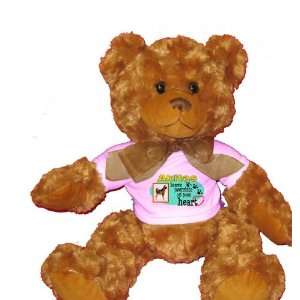  Akitas Leave Paw Prints on your Heart Plush Teddy Bear 