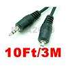 10ft 3M 3.5mm Male JACK Plug Stereo Audio Cable 10 M/M  