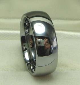 8mm TUNGSTEN CARBIDE comfort fit ring size 11 Wedding!!  