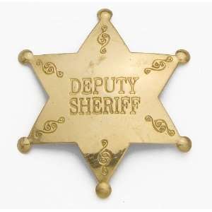  BRASS DEPUTY SHERIFF BADGE: Everything Else