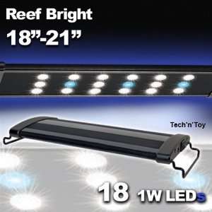  22 Double Bright Power LED Aquarium Light Fixture 1300: Pet Supplies