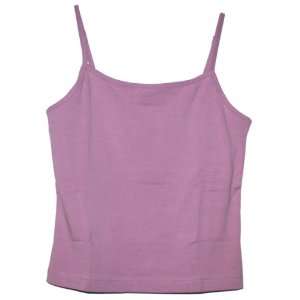   Camisole Tank Top with Built in Shelf Bra PINK Size: Small: Everything