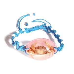   Real Bug Bracelet Crab Oval Shape Pink pack of 4: Patio, Lawn & Garden