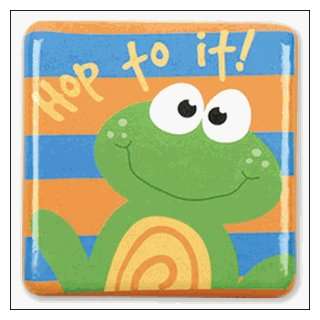  Stephen Joseph Silly Squares Frog Magnet