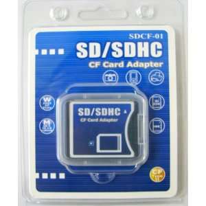   SD / SDHC / MMC Card to Compact Flash Type II Adapter: Camera & Photo