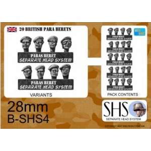   System (WWII Miniatures 28mm) British Paras in Berets Toys & Games