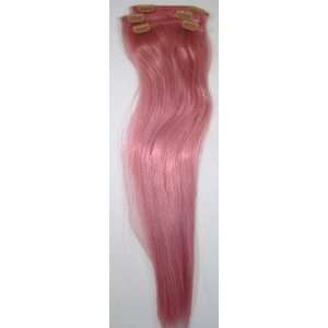 Xtensify Sharpay Runway Pink Natural Hair Clip In Extensions   3 pcs.