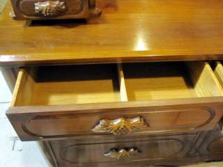   Cabinet Co Lillian Russell 5 Pc Bedroom Set Rare in Am Walnut  