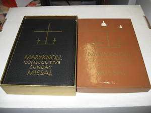 MARYKNOLL CONSECUTIVE MISSAL OF MYSTICAL BODY  1963  
