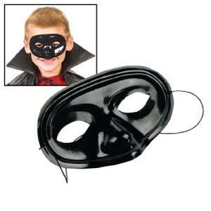  Plastic Black Half Masks (2 dz)