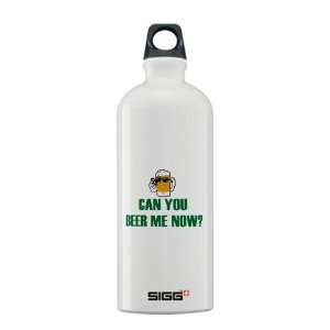  Sigg Water Bottle 0.6L Can You Beer Me Now Beer Mug 