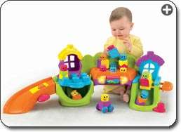   toy encourages babies developing skills through discovery play
