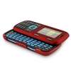  Red Rubber Hard Skin Case Cover For LG Cosmos VN250 Cell Phone  