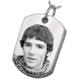    Laser Photo Engraved Dog Tag Cremation Jewelry