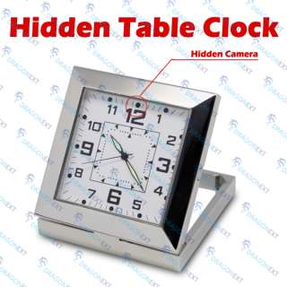 Digital USB TF Card HD Spy Video Hidden Camera Table Clock Recorder