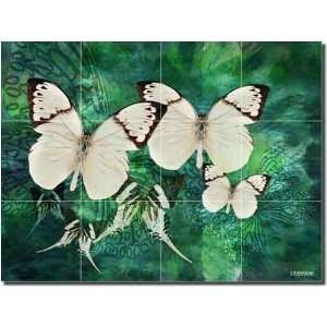  Butterfly Fantasy by Melinda Bradshaw   12.75 x 17 Ceramic Tile 