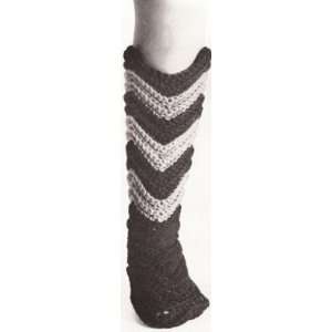 Vintage Crochet PATTERN to make   Knee Boots Slippers Bed Socks Ripple 